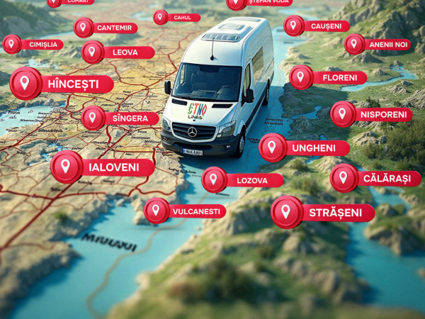 Transport Colete Moldova - Franța cu Etno Lines